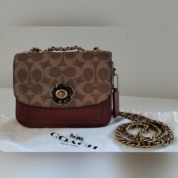 Coach Handbags - Coach Madison Tea Rose Mini